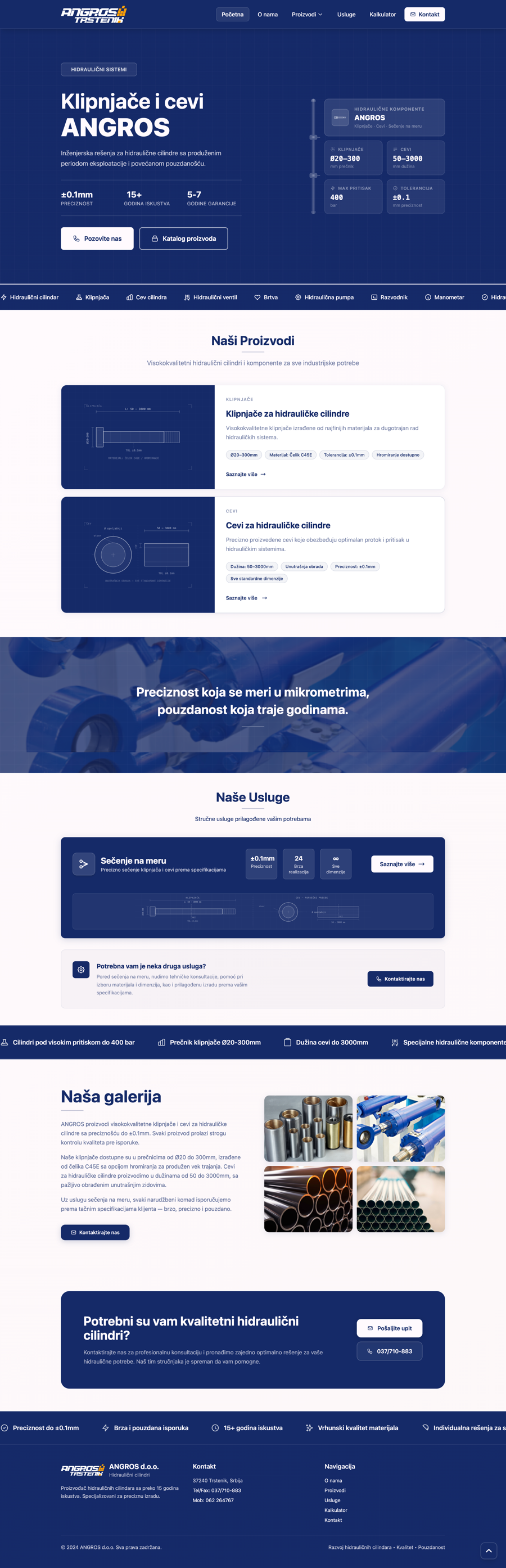 Primer izrađenog sajta 1